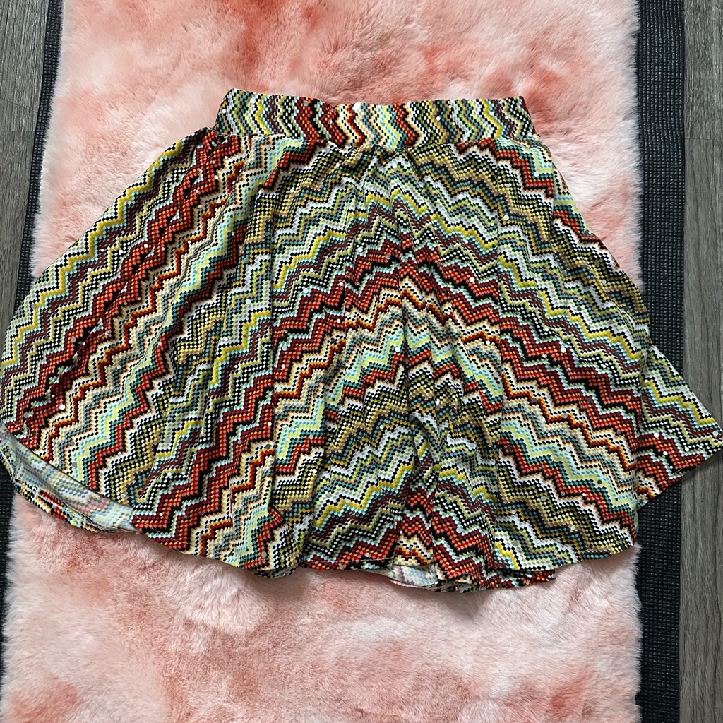 Zigzag Pattern Skirt
